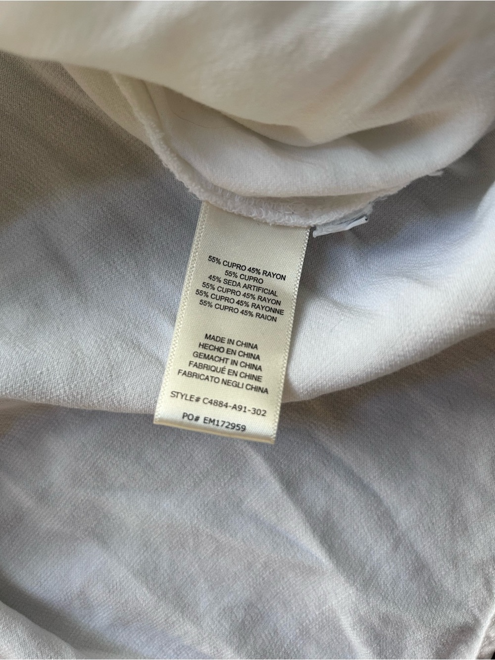 cloth & stone Classic cream Button-Down Pocket Shirt size M 55% cupro 45% rayon - Picture 5 of 6